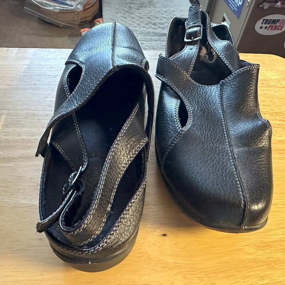 Open back shoes